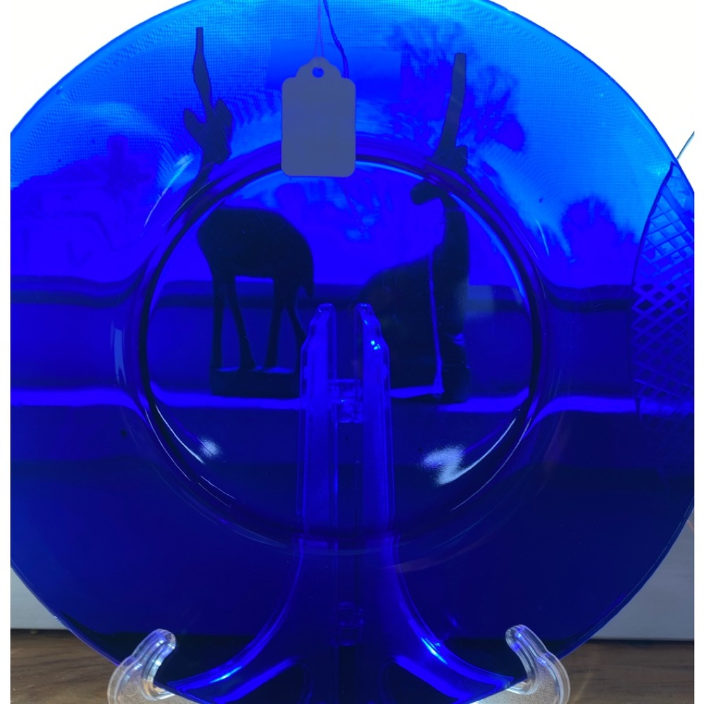 Blue Depression Glass
